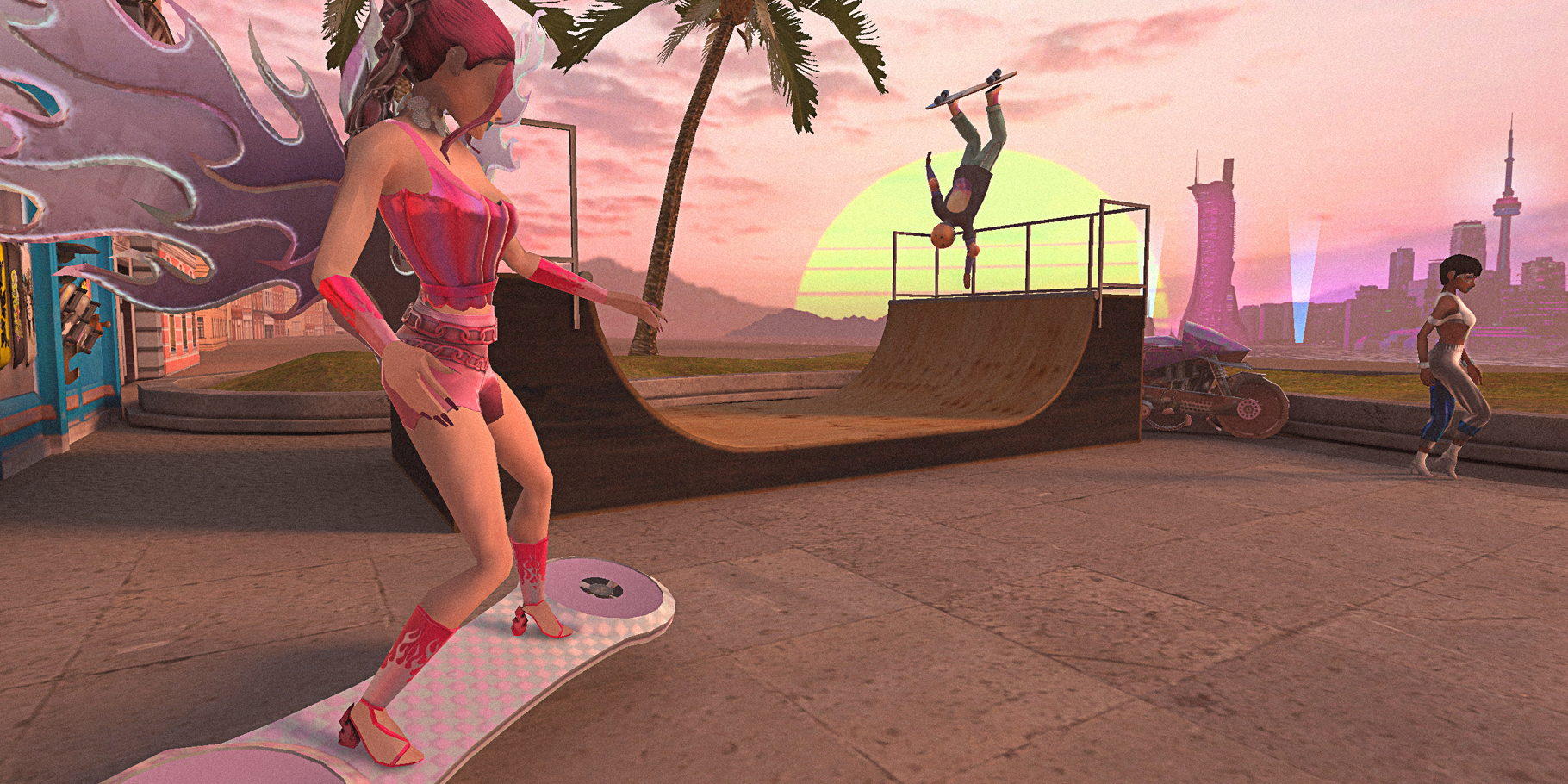 Retrowave_beach_env_02